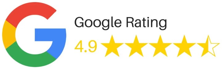 Google Rating 4.9 stars