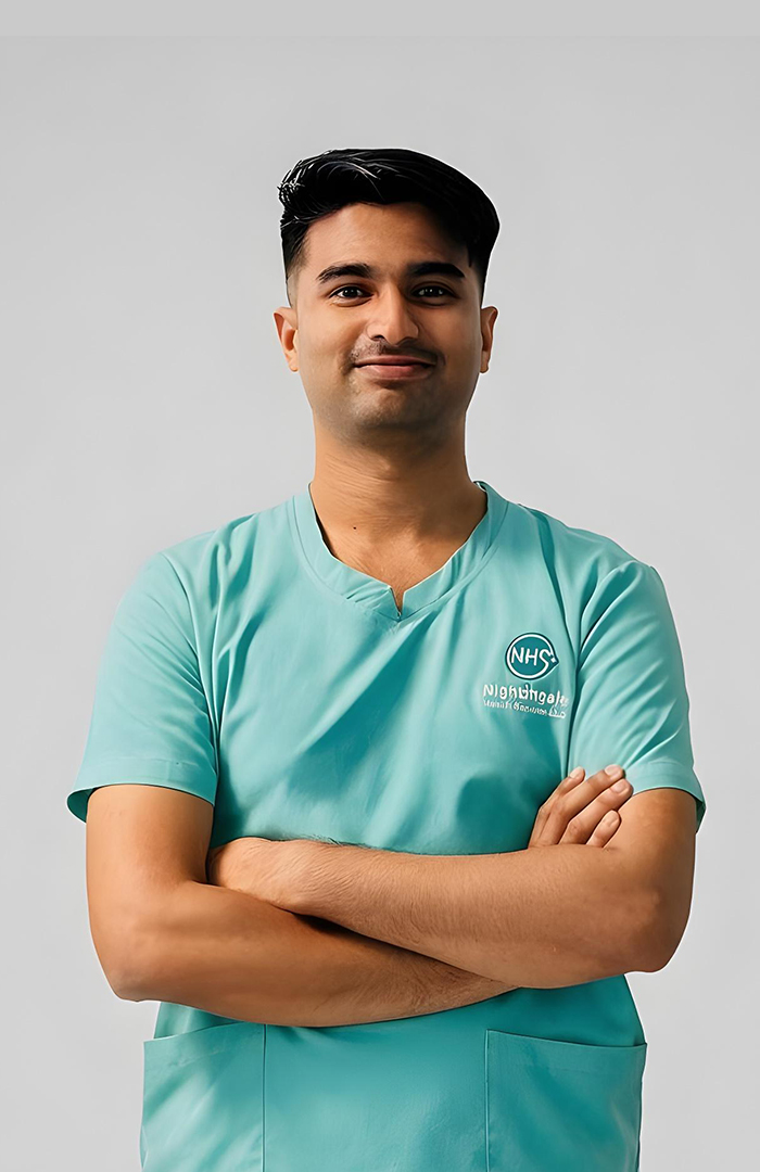 HASHIM P M, Registered Nurse — IV Expert & Cardiac Care Specialist at Nightingale Health Services, Dubai